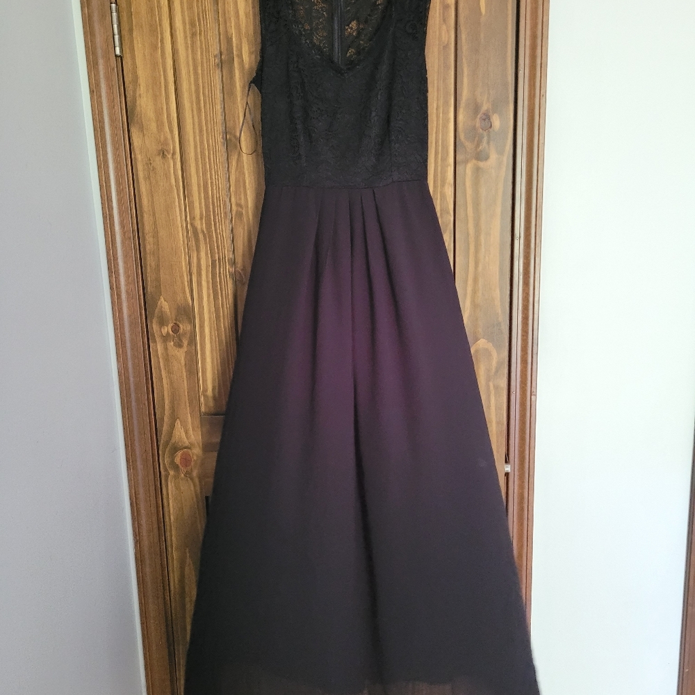 Black bridesmaid dress